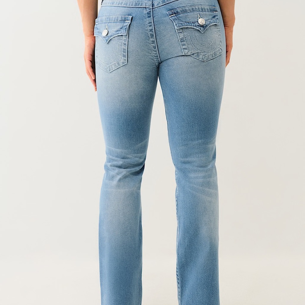 True Religion Light Blue Boot Cut Jeans
